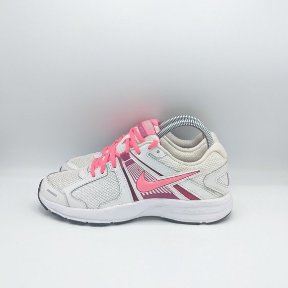 Nike Womens Dart 10 Reslon White Lace Up Running Shoes Size 8.5 - Picture 3 of 8
